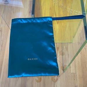 Satin Gucci pouch
